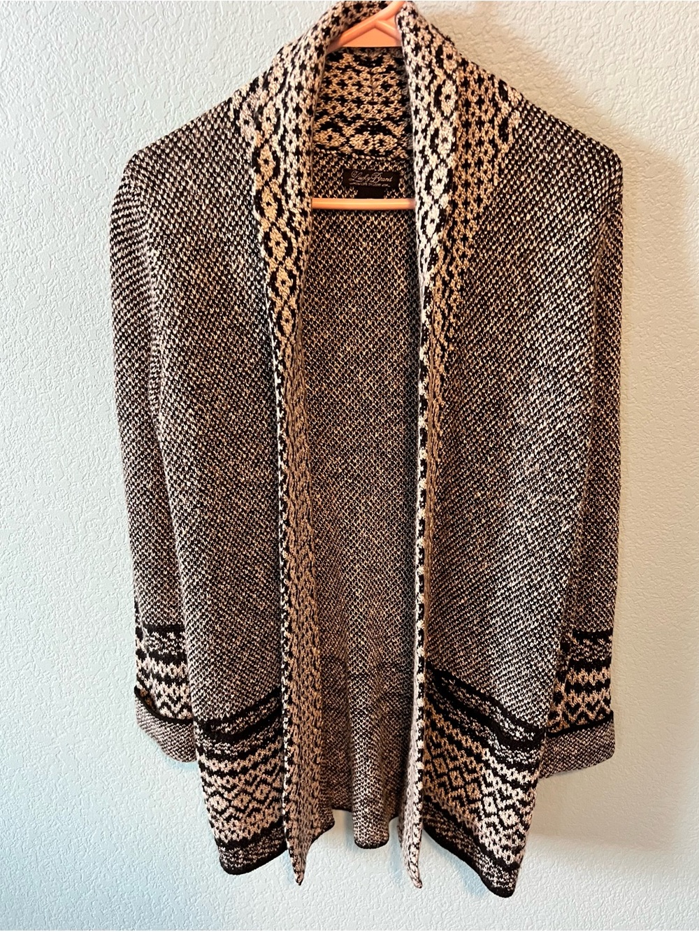Lucky Brand Cozy Open-Front Knit Cardigan